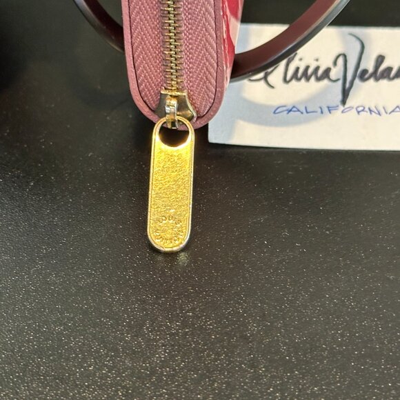 Louis Vuitton Vernis Ikat Zippy coin purse- pink! - Picture 8 of 14